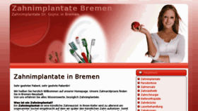 What Zahnimplantate-gojnic.de website looked like in 2017 (6 years ago)
