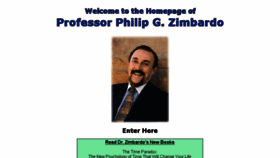 What Zimbardo.com website looked like in 2017 (6 years ago)