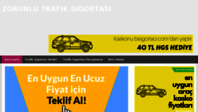 What Zorunlutrafiksigortasi.net website looked like in 2017 (8 years ago)