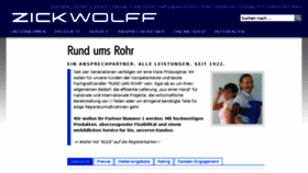 What Zickwolff.de website looked like in 2017 (6 years ago)