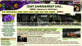 What Zahradkari.cz website looked like in 2017 (8 years ago)