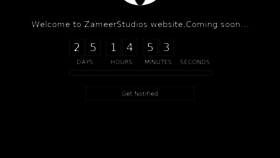 What Zameerstudios.com website looked like in 2017 (6 years ago)