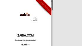 What Zabia.com website looked like in 2017 (6 years ago)