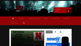 What Z92.com website looked like in 2017 (6 years ago)