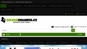 What Zelenacigareta.cz website looked like in 2017 (6 years ago)