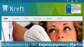 What Zahnarzt-kreft.de website looked like in 2017 (6 years ago)