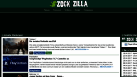 What Zockzilla.de website looked like in 2017 (6 years ago)