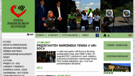 What Zveza-paraplegikov.si website looked like in 2017 (8 years ago)