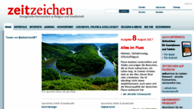 What Zeitzeichen.net website looked like in 2017 (7 years ago)