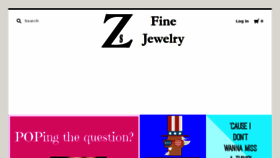What Zsfinejewelry.com website looked like in 2017 (6 years ago)