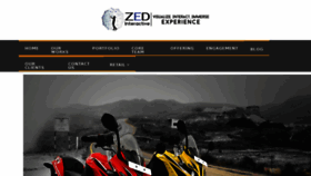 What Zedinteractive.in website looked like in 2017 (6 years ago)