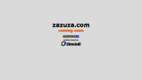 What Zazuza.com website looked like in 2017 (6 years ago)