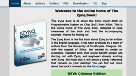 What Zynqbook.com website looked like in 2017 (6 years ago)