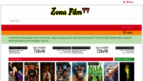 What Zonafilm77.top website looked like in 2017 (6 years ago)