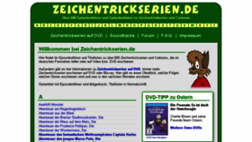 What Zeichentrickserien.de website looked like in 2017 (6 years ago)