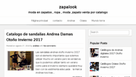 What Zapalook.com website looked like in 2017 (6 years ago)
