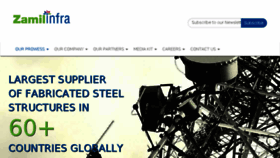 What Znainfra.com website looked like in 2017 (6 years ago)