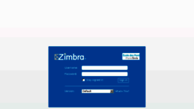 What Zimbra.enpc.fr website looked like in 2017 (6 years ago)