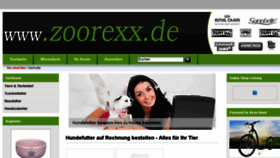 What Zoorexx.de website looked like in 2017 (6 years ago)