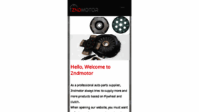 What Zndmotor.com website looked like in 2017 (6 years ago)