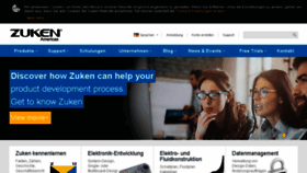 What Zuken.de website looked like in 2017 (6 years ago)