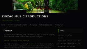 What Zigzagmusic.com website looked like in 2017 (6 years ago)
