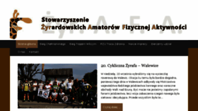 What Zyrafazyrardow.pl website looked like in 2017 (6 years ago)