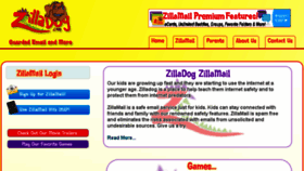 What Zillamail.com website looked like in 2017 (6 years ago)