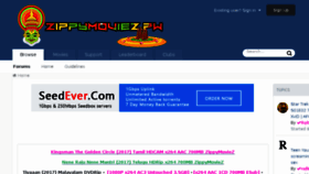What Zippymoviez.co website looked like in 2017 (6 years ago)