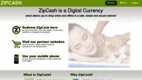 What Zipcash.in website looked like in 2017 (6 years ago)
