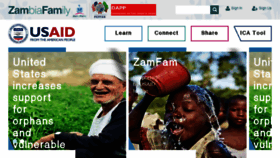 What Zamfam.com website looked like in 2017 (6 years ago)
