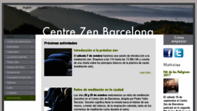 What Zenbarcelona.org website looked like in 2017 (6 years ago)