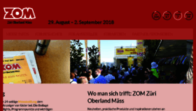 What Zom-messe.ch website looked like in 2017 (6 years ago)