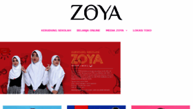 What Zoya.co.id website looked like in 2017 (6 years ago)