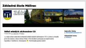 What Zsmalinec.sk website looked like in 2017 (6 years ago)