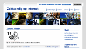 What Zelfstandig-op-internet.nl website looked like in 2017 (6 years ago)