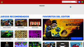 What Zapjuegos.com website looked like in 2017 (6 years ago)