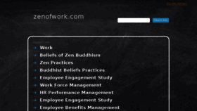 What Zenofwork.com website looked like in 2017 (6 years ago)