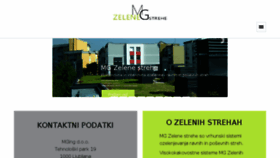What Zelenestrehe-mg.si website looked like in 2017 (6 years ago)