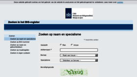 What Zoeken.bigregister.nl website looked like in 2017 (6 years ago)