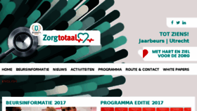 What Zorgtotaal.nl website looked like in 2017 (6 years ago)