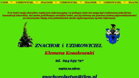 What Znachor.olsztyn.pl website looked like in 2017 (6 years ago)