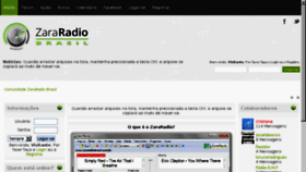 What Zararadio.com.br website looked like in 2017 (6 years ago)