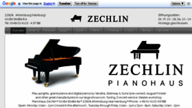 What Zechlin.de website looked like in 2017 (6 years ago)