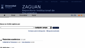 What Zaguan.unizar.es website looked like in 2017 (6 years ago)