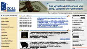 What Zoll-auktion.de website looked like in 2018 (6 years ago)