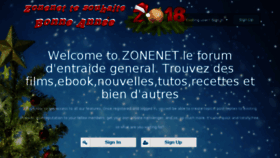 What Zonenet.ca website looked like in 2018 (6 years ago)