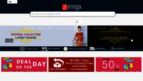 What Zinnga.com website looked like in 2018 (6 years ago)