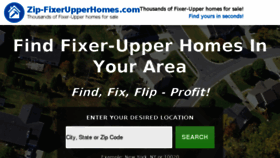 What Zip-fixerupperhomes.com website looked like in 2018 (6 years ago)