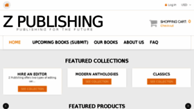 What Zpublishinghouse.com website looked like in 2018 (6 years ago)